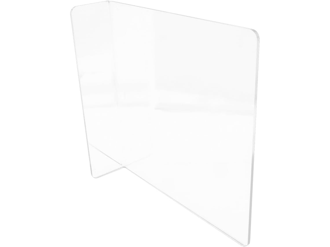Pizarra Blanca Inclinada De Acrílico Blanco, Ligera Y Fácil De Limpiar.
