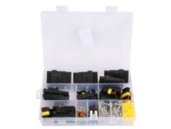 Yncm2026-240pcs Conjunto De Conectores Eléctricos Impermeables Para Coche Con Terminales Y Fusibles 1/2/3/4/5/6 Pin