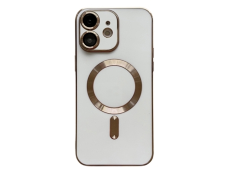 Lente para Telefono Mobile Phone Cases Magsafe Plating With para iPhone 11 Piel Sintética