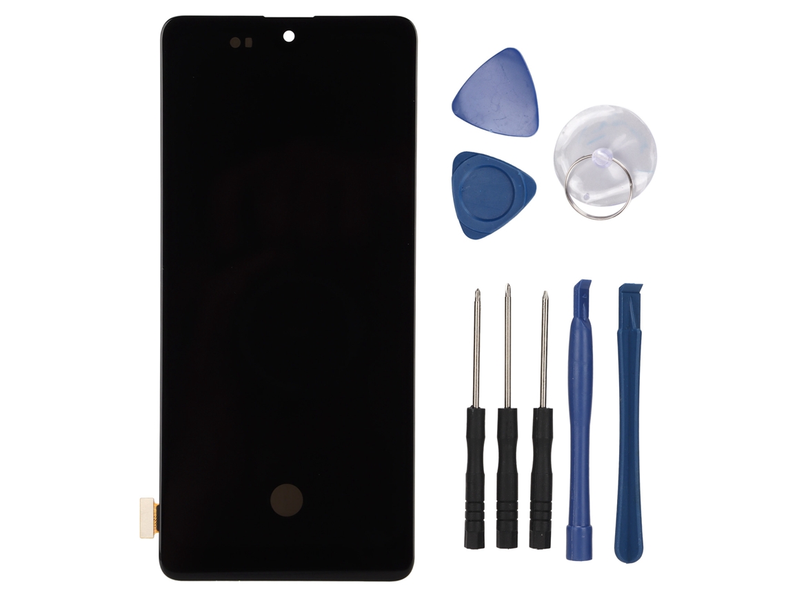 Pantalla Lcd De Repuesto Con Marco Y Herramientas Para Teléfonos Móviles A71, A715, A715f Y A715fd.