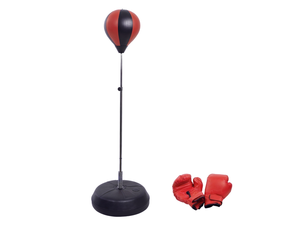 Saco De Boxeo Independiente, 4 Niveles De Altura, De 126 A 144 Cm, A Base De Agua, Resistente A La Arena, Con Guantes.