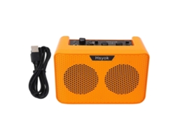 Amplificador de guitarra eléctrica Yunzii 10W con salida Bluetooth, amplificador portátil, altavoz con efecto de retardo, conector para auriculares de 3,5 mm.