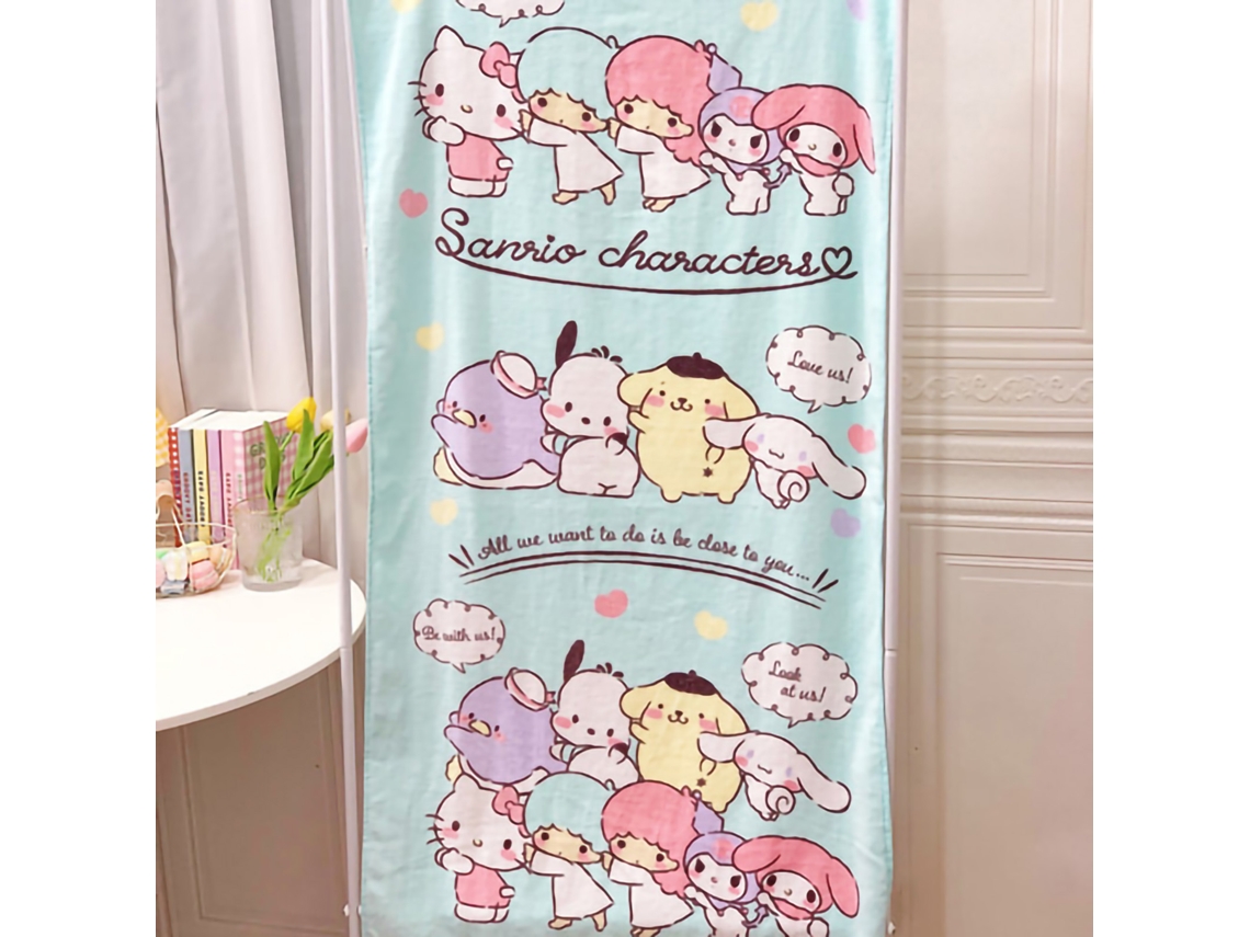 Toalla De Baño Infantil Azul Con Lindos Animales De Dibujos Animados, Algodón Suave, Absorbente, 120x60cm, Playa