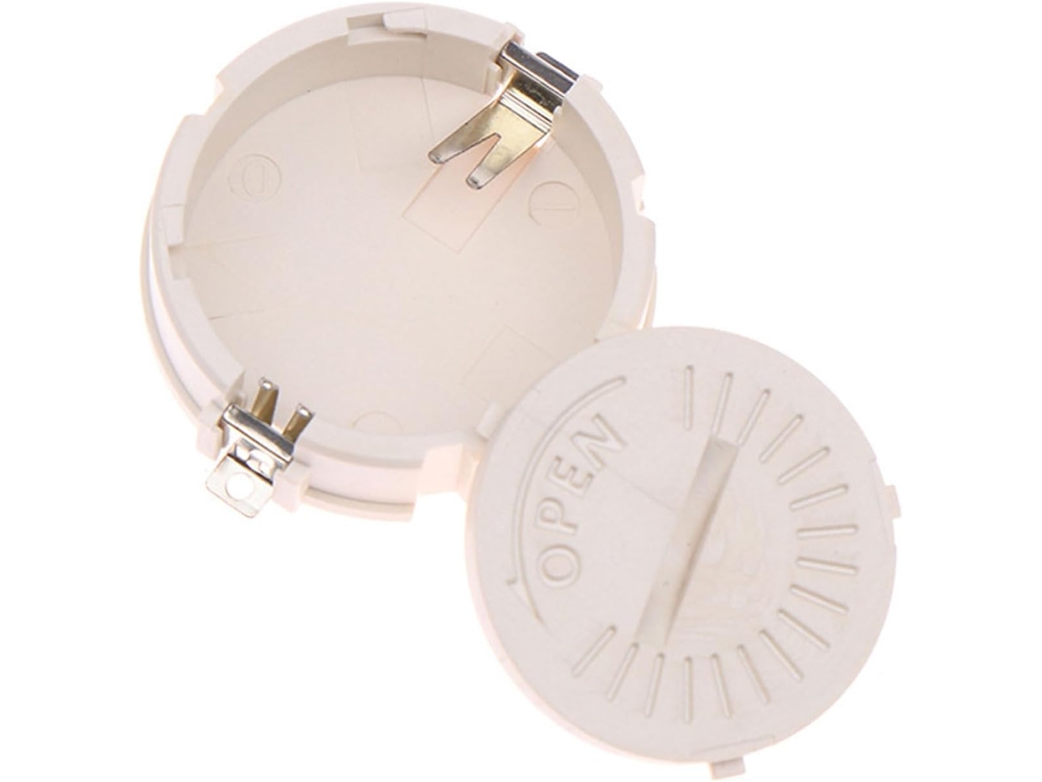 Soporte Para Pilas Cr2450 Con Tapa Para Una Instalación Segura De La Batería.