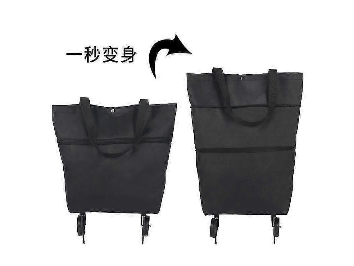 Carrito de compra plegable portátil para un fácil almacenamiento. GOKOCO