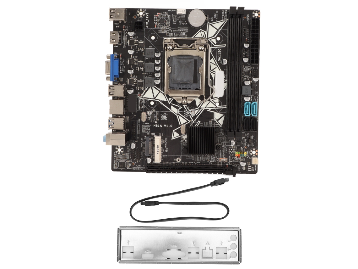 Placa Base Gaming H81a Lga1150 Ddr3 Matx Con Hdmi Vga Mini Pcie Para Pc