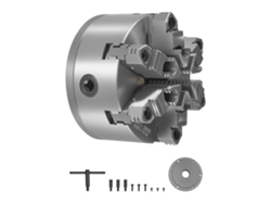 Mandril De 6 Garras Autocentrante Ø160mm Para Torno Metálico Ht300 Con Placa D1-4 Tekmaquinas