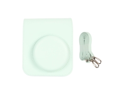 Bolsa Para Cámara, Protección De Hombro Único, Compatible Con La Cámara Fujifilm Instax Mini12 De Color Sólido, Almacenamiento Portátil De Cuero Pu