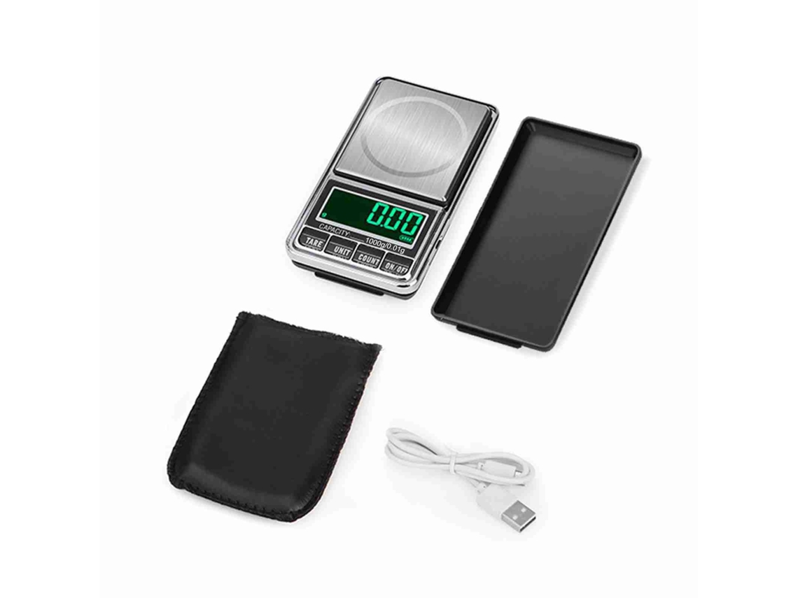 Balanza digital portátil para joyería de oro, precisión de 1 kg/0,1 g, Dh-938c