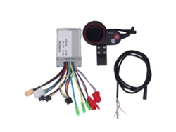 2026-kit Controlador Bicicleta Eléctrica 36v 350w Panel Redondo Cable Extensión Para Patinete Eléctrico