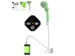 Bomba De Ducha Eléctrica Portátil Recargable Para Camping Con Pantalla Digital Inteligente