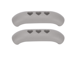 2026-2 Peças De Mangas De Silicone Para Cabo De Panela Resistente Ao Calor Anti-queimaduras Capa Isolante Cinza