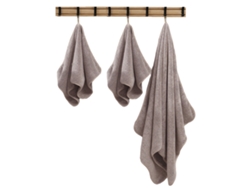 Conjunto de Toallas de Baño Kofihety para Hotel Incluye Toalla de Mano Terciopelo Marrón - 1 unid (36x28x6cm)