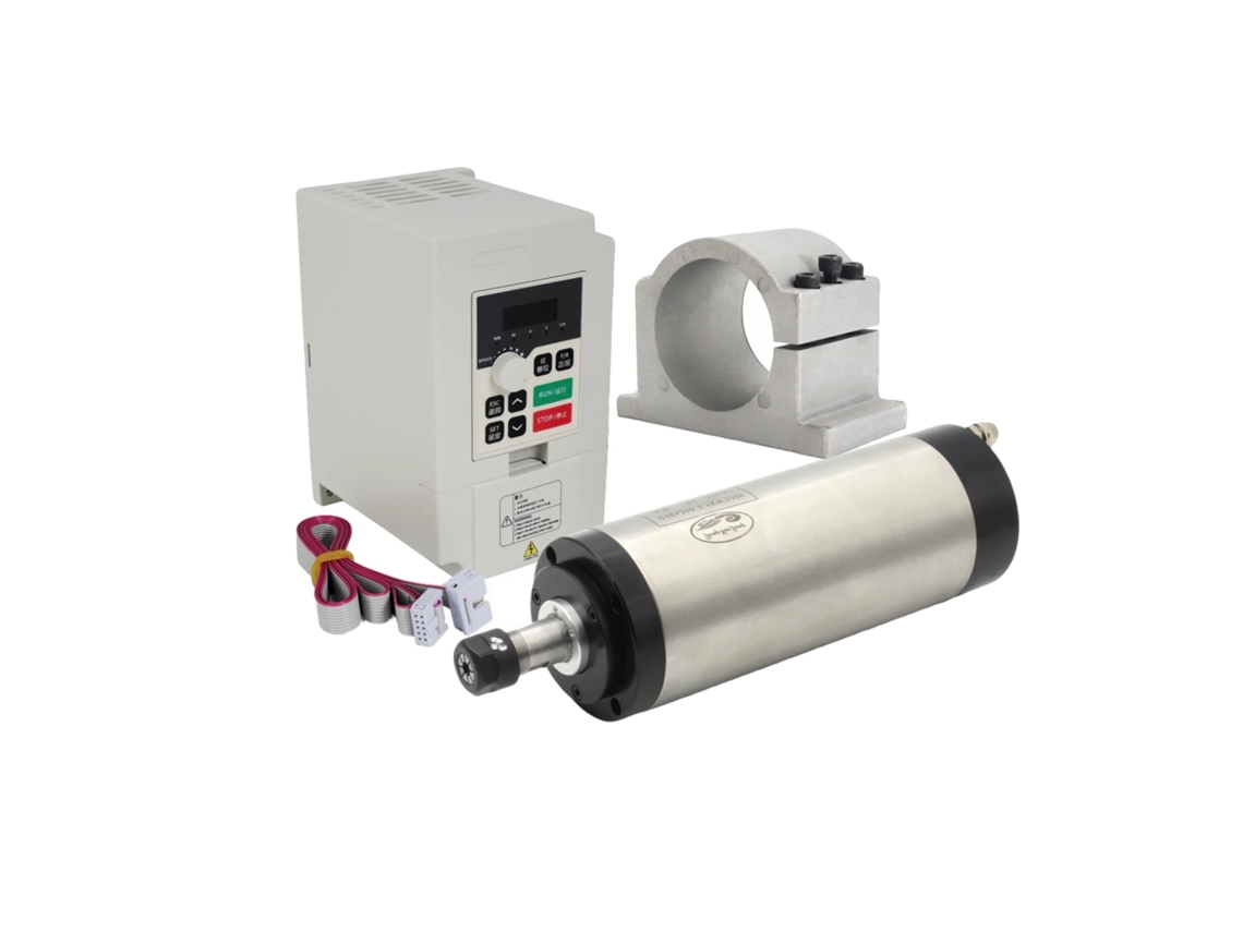 Fresadora CNC, motor de husillo refrigerado por agua de 1,5 kW, inversor incluido, abrazadera VFD disponible, 220 V