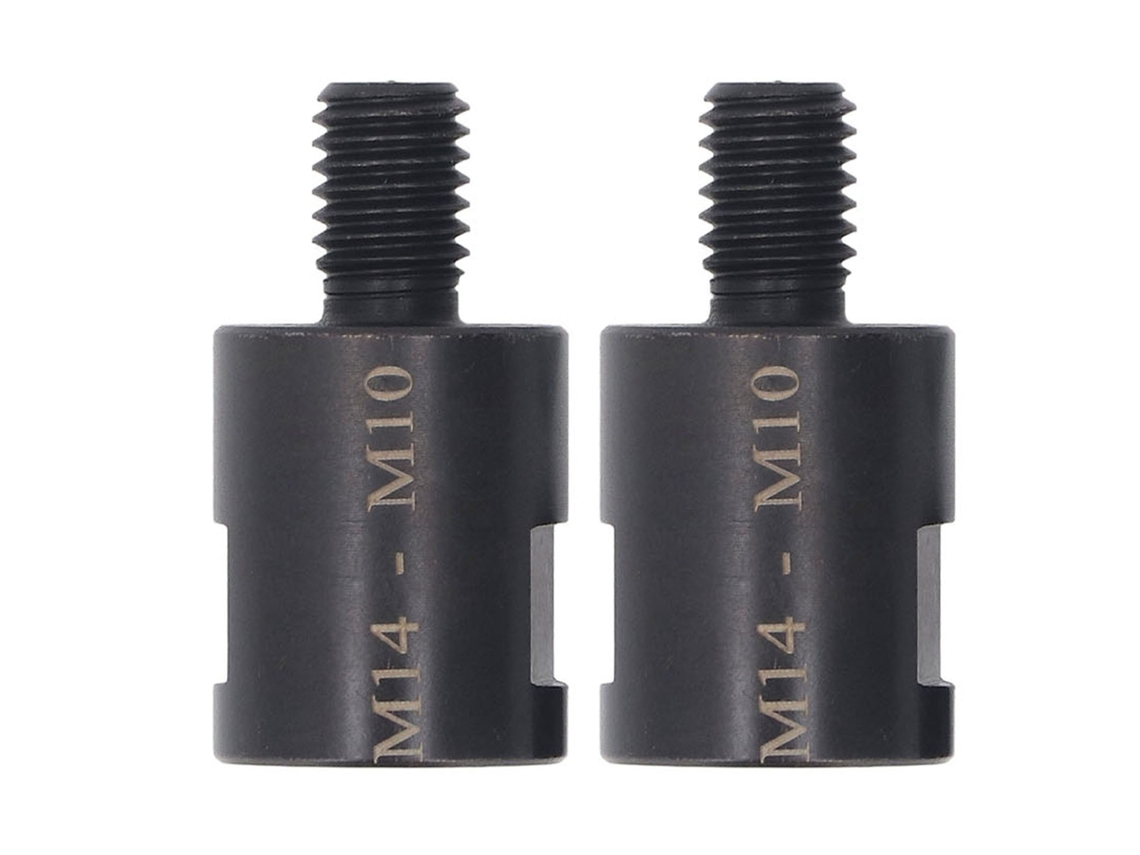 2 Adaptadores Convertidores Para Pulidora Angular Cvr Hembra A Macho M14 A M10
