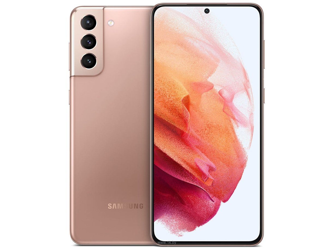 Smartphone SAMSUNG Galaxy S21+ 5G (Reacondicionado Marcas Mínimas - 128 GB - Dorado rosa)