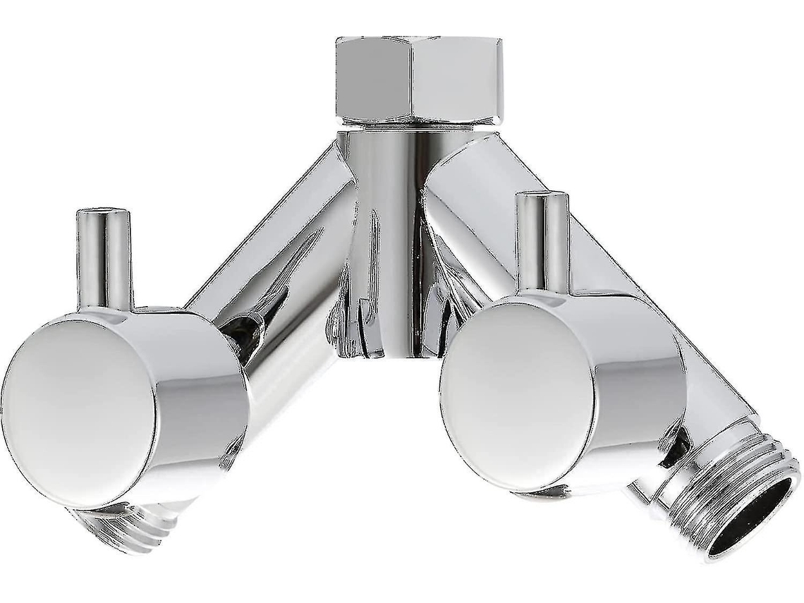 Válvula Desviadora De Latón Para Ducha 2 Vías 1/2 Pulgada Con Mango De Control Antiderrame Para Manguera Y Cabeza De Ducha Cromada Yuhao