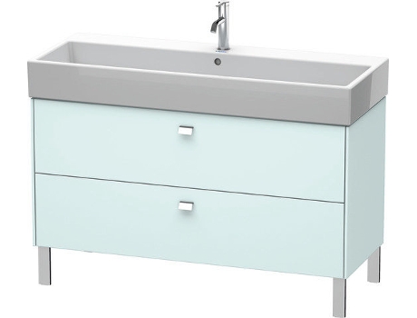 Mueble de aseo DURAVIT Brioso de 118,4 x 45,9 cm 2 extraíbles con sifón y delantal para lavabo Vero Air 235012