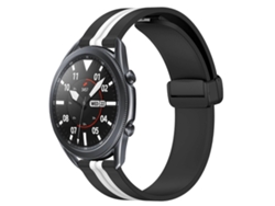 Pulsera plegable de silicona con cierre magnético para Samsung Galaxy Watch3 (45 mm y 22 mm).