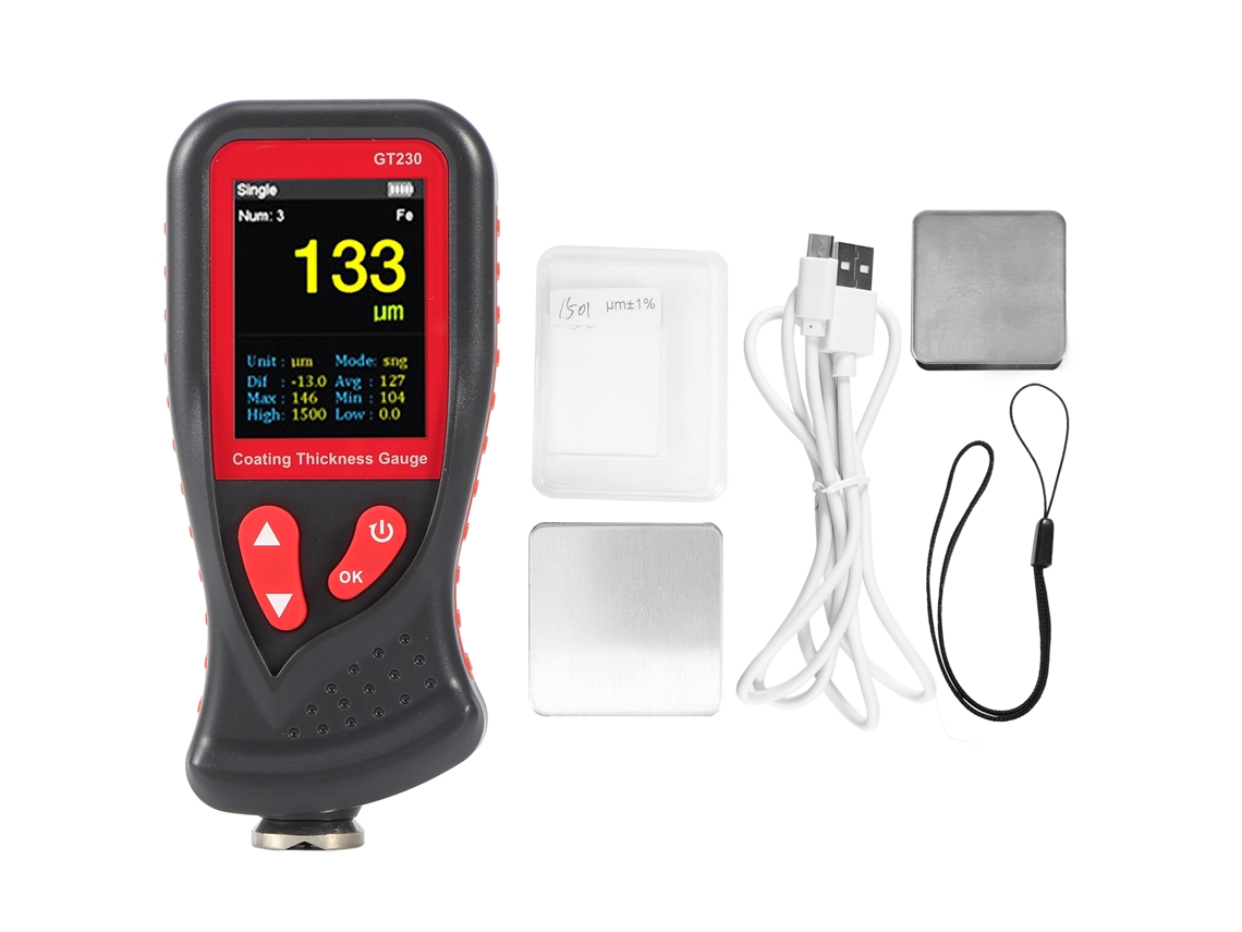 Medidor digital portátil de espesor de revestimiento para medición de pintura automotriz