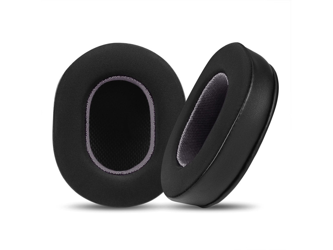 Almohadillas de repuesto Szsmart para auriculares Ath Msr7, M50x y M40, color negro y verde y morado.