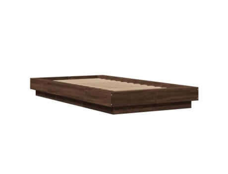 VIDAXL Cama Marrón (212x119x23cm)