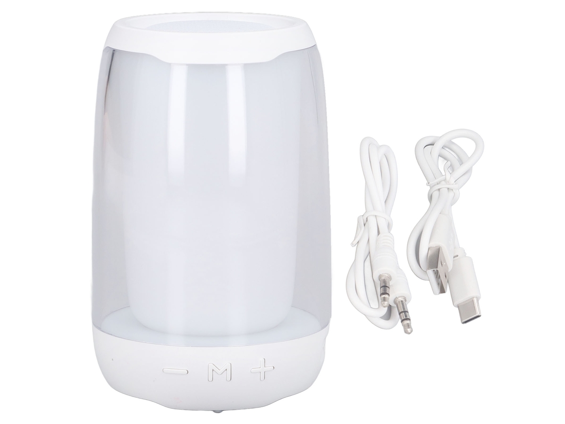 Altavoz inalámbrico de 10 m con radio FM, estéreo HD, portátil, ideal como regalo.