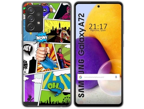 Carcasa Samsung Galaxy A72 TUMUNDOSMARTPHONE Comic Multicolor