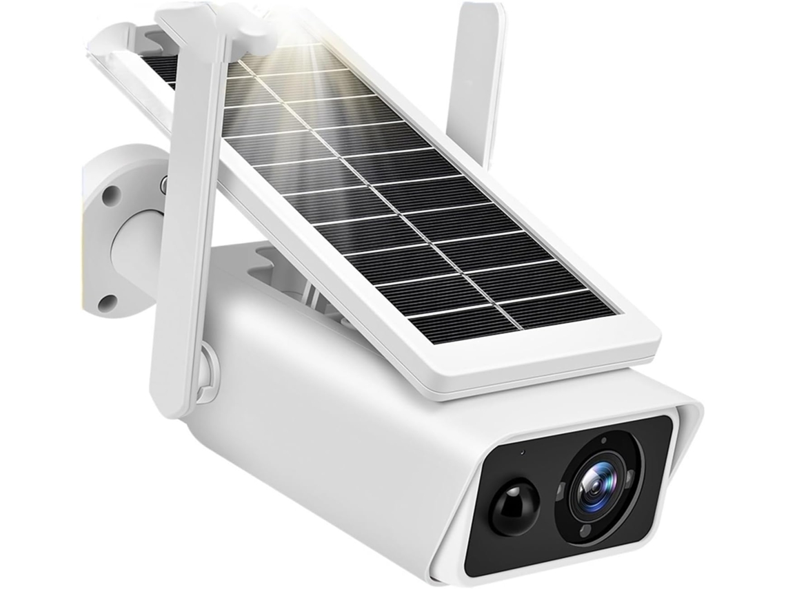 Cámara Solaire 4mp Wifi Visión Nocturna Extérieure Protección De Seguridad Cctv Vigilancia Video