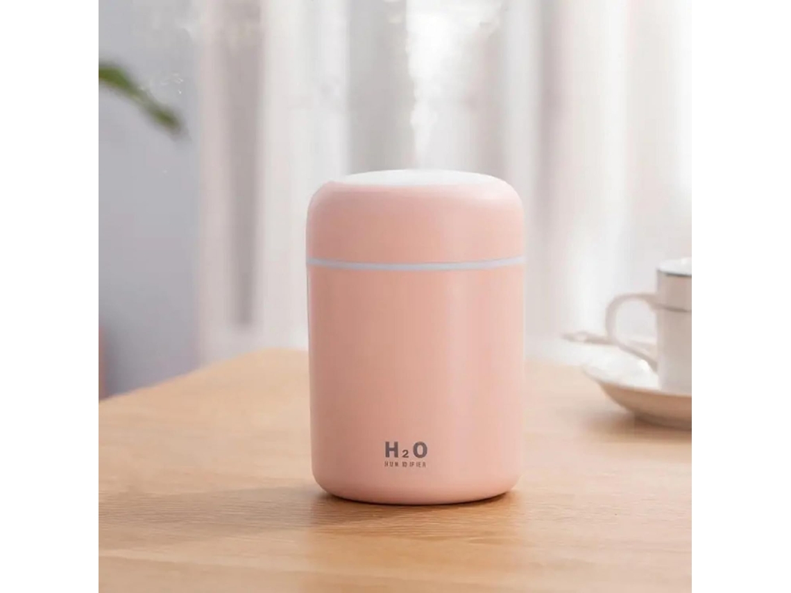 Humidificador Portátil De Vapor Frío, Alimentado Por Usb, Con Capacidad De 300 Ml.