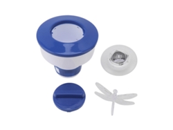 Mini Dispensador Flotante De Cloro Con Luz Solar Para Piscinas, Spas Y Piscinas Pequeñas.