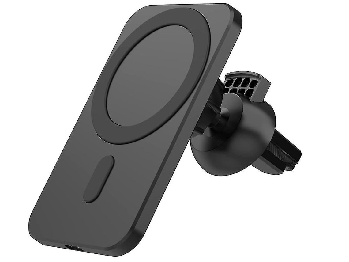 Cargador Carro Rápido Sem Fio Mag Para Apple Yizhood Negro
