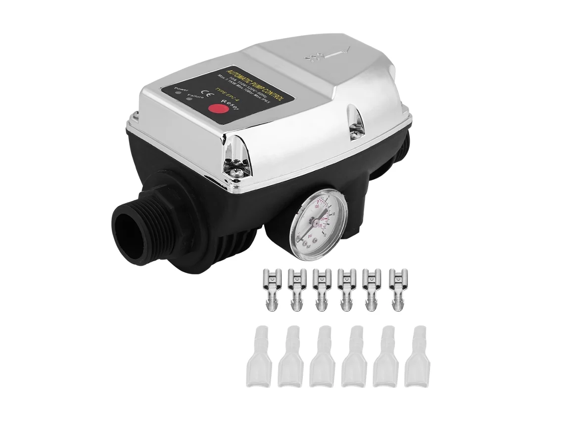 Controlador automático de presión EPC-4 110V para bombas de agua, interruptor electrónico