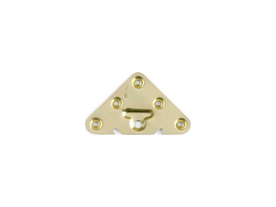 Caja Con 100 Perchas Triangulares Bicromatizadas 70mm 1301570 Alberto Muñoz