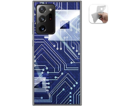 Carcasa Samsung Galaxy Note 20 Ultra TUMUNDOSMARTPHONE Circuito Multicolor
