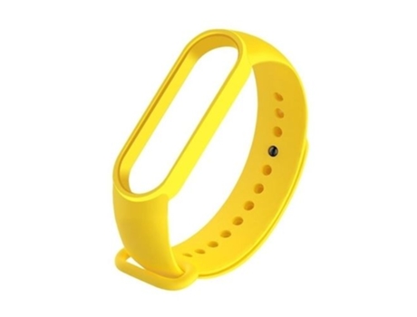 Correa De Silicona Compatible Con Mi Band 7 SKYHE (Amarillo)