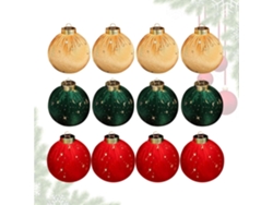Adornos Navideños Decorativos De Terciopelo Para Colgar – Colgantes Decorativos Irrompibles Para El Jardín