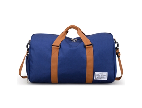 Bolsa De Gimnasio Deportiva Con Compartimento Para Zapatos Y Bolsillo Húmedo, Bolsa De Viaje, Bolsa De Fin De Semana, Azul ZMDECQNA