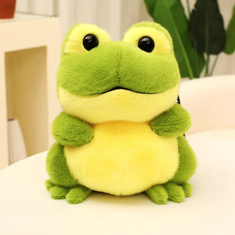 (verde, 30 Cm) Lindo Peluche De Rana De Dibujos Animados