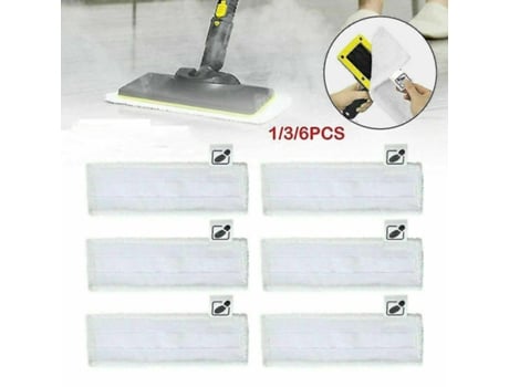1/3/6 piezas Karcher Sc1 Sc2 Sc3 Sc4 Sc5 Steam Cleaner Mop Terry Cloths Juego de almohadillas para el piso