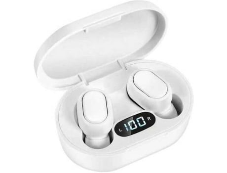 Auriculares Bluetooth True Wireless GETEK AW21 (In Ear - Micrófono - Blanco)