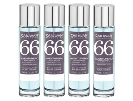 4x CARAVAN Perfume de Hombre Nº66 - 150ml