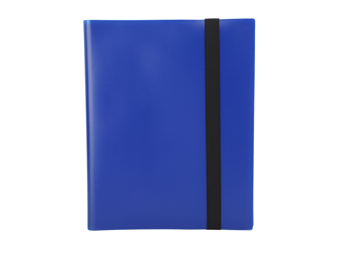 Carpeta De Tarjetas 9 Bolsillos Para Coleccionar Cartas De Juegos, Deportes Y Anime, Binder Azul