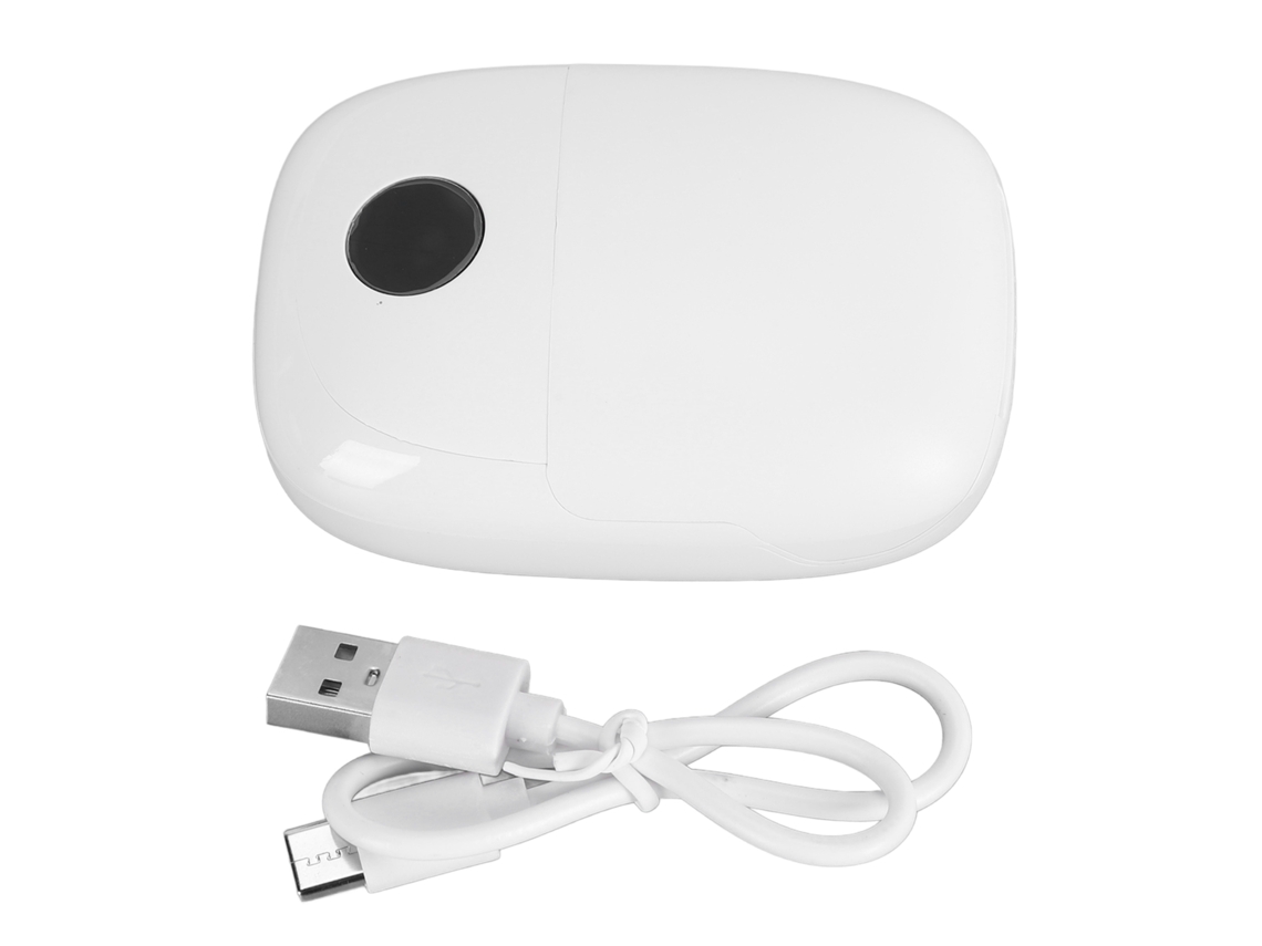 Anillo De Desplazamiento Con Control Remoto Bluetooth, Función De Pasar Páginas, Cámara De Grabación De Video Con Estuche De Carga, Color Blanco, Compatible Con Ios Y Android.