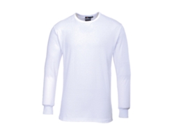 Camiseta Térmica De Manga Larga: Calidez Y Confort Blanco / Xxl