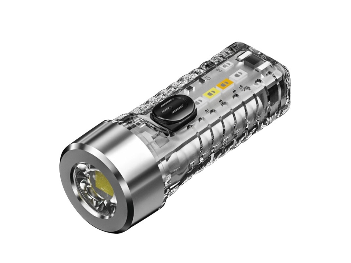 Linterna Linterna Usb Pequeña Linterna Led Roja Azul para Juegos de Aventura 5 Brillo 3 Brillo 3 Flashes Especiales Blanco YEMAESRE