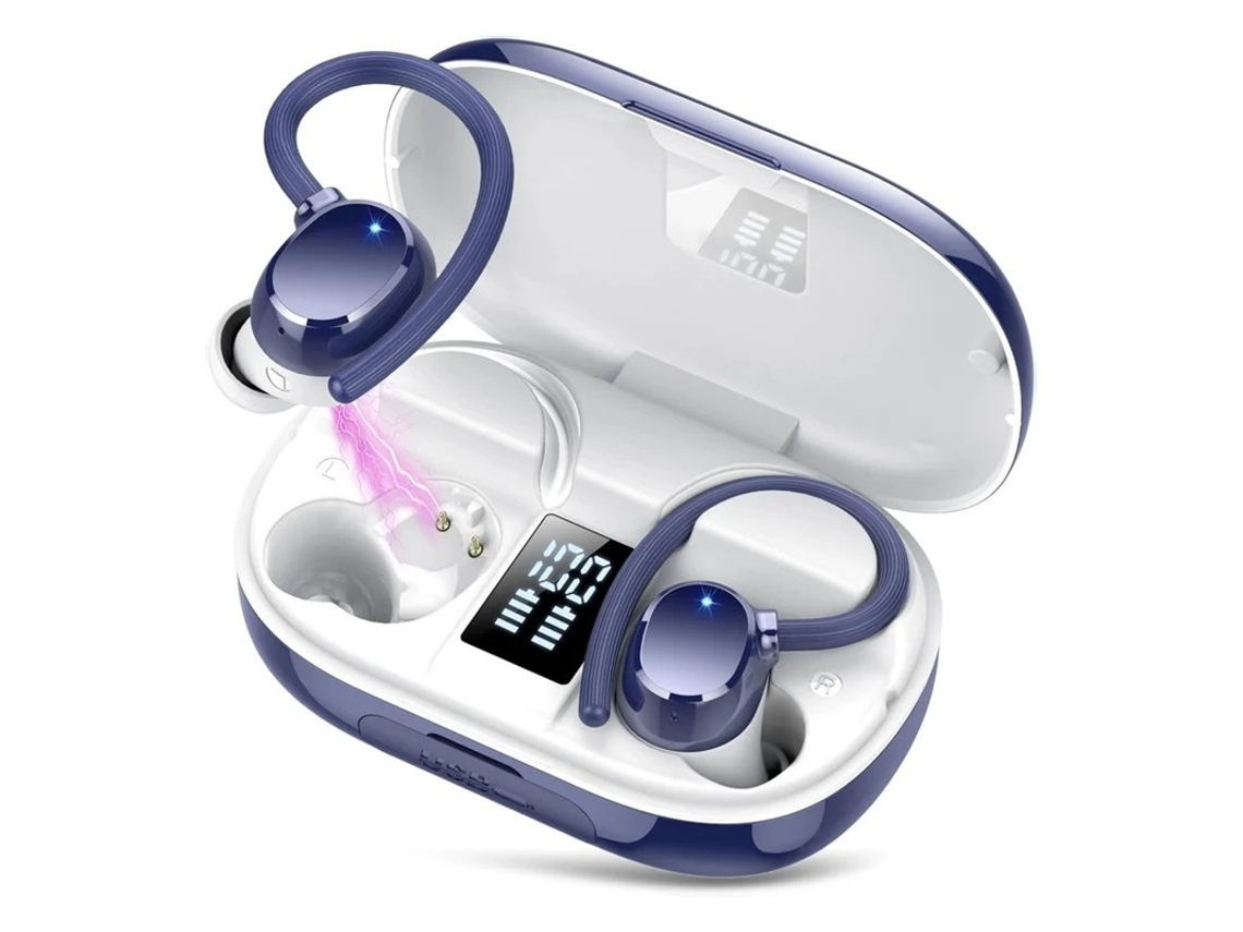 Auriculares Inalámbricos Yizhood Con Bluetooth, Estéreo De Alta Fidelidad, Graves Profundos, Color Azul