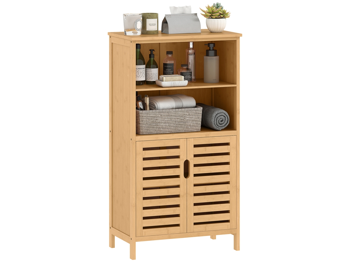 Carrito de cocina/servicio con 2 estantes y cajón (blanco)