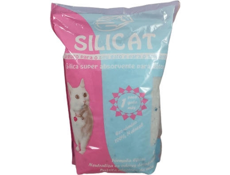 Arena para Gatos SILICAT (3.8 L - Arena)