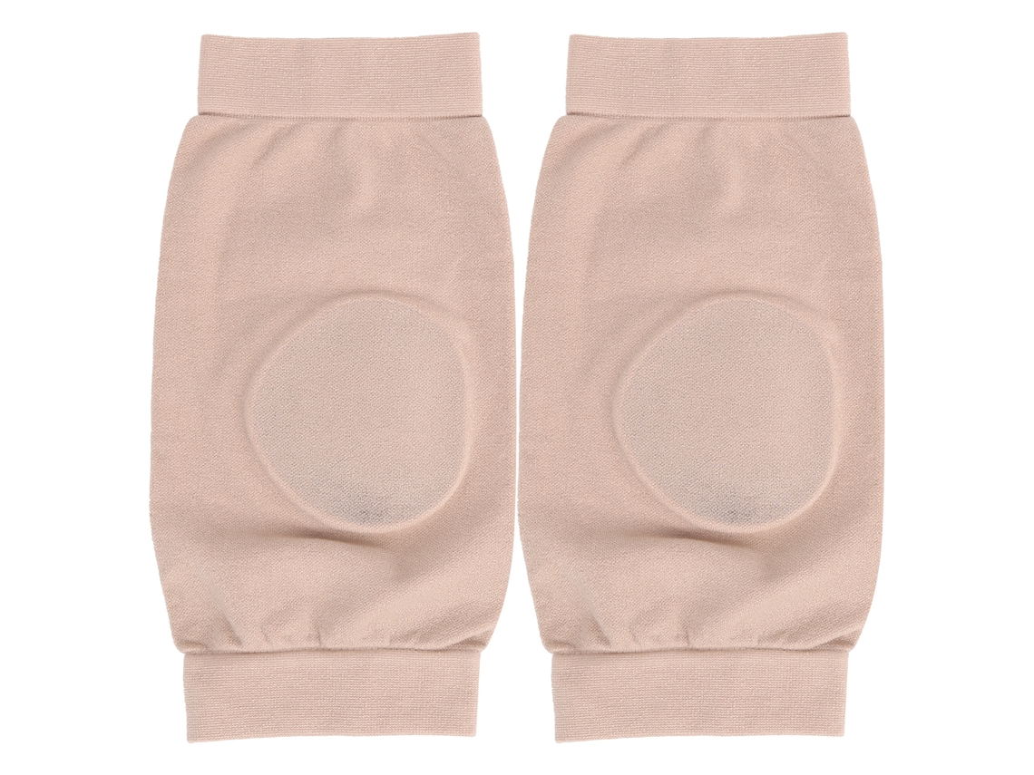 Guantes de silicona para protección de tobillo y talón, almohadillas protectoras bilaterales, color piel